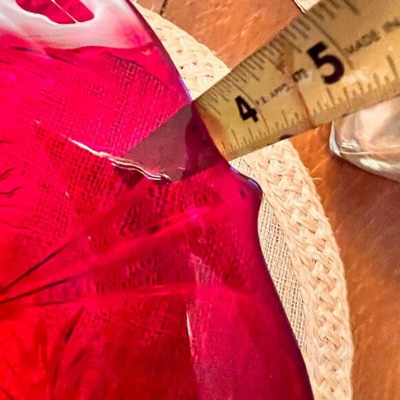 Vintage Three Toed  Red Thistle Bowl - Picture 8 of 12